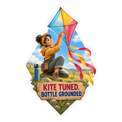 Kite Tuned Vinyl Sticker Decal