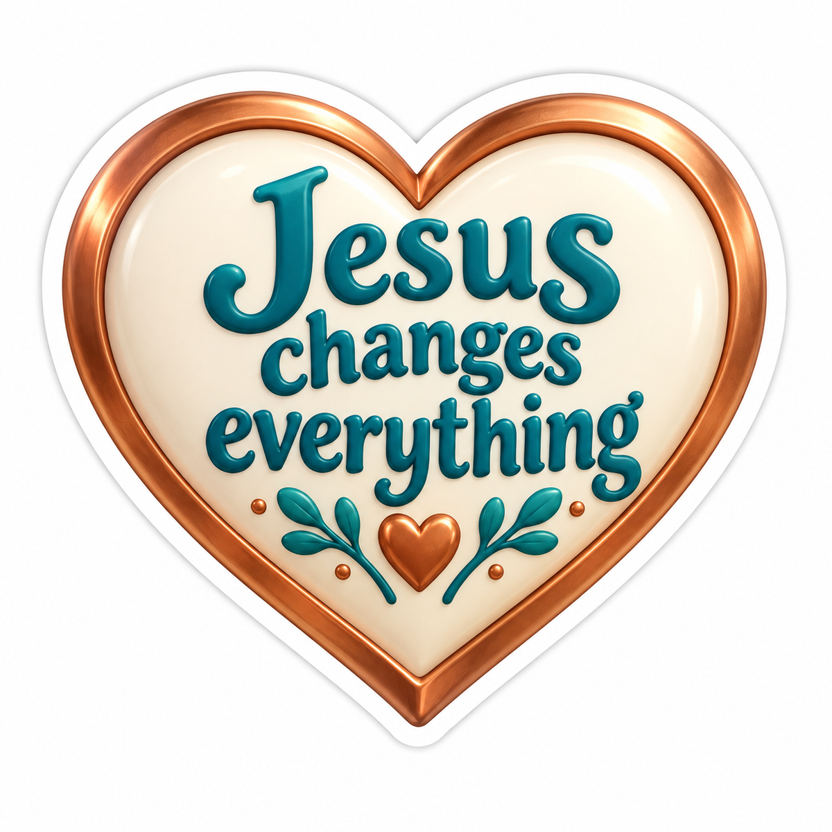 Jesus Changes Everything Vinyl Sticker Decal