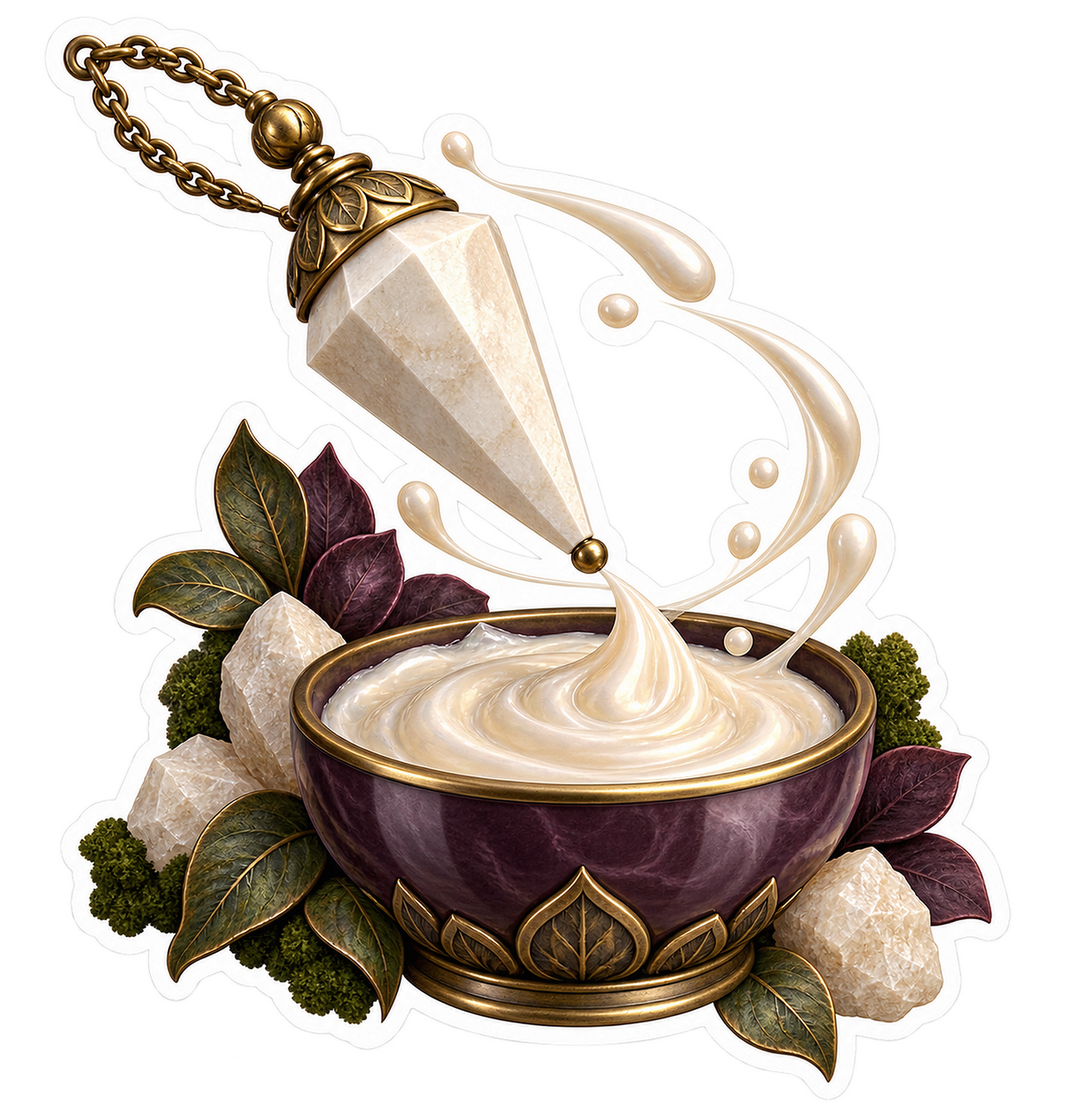 Soap Making Colemanite Trace Emulsion Pendulum Vinyl Sticker Decal