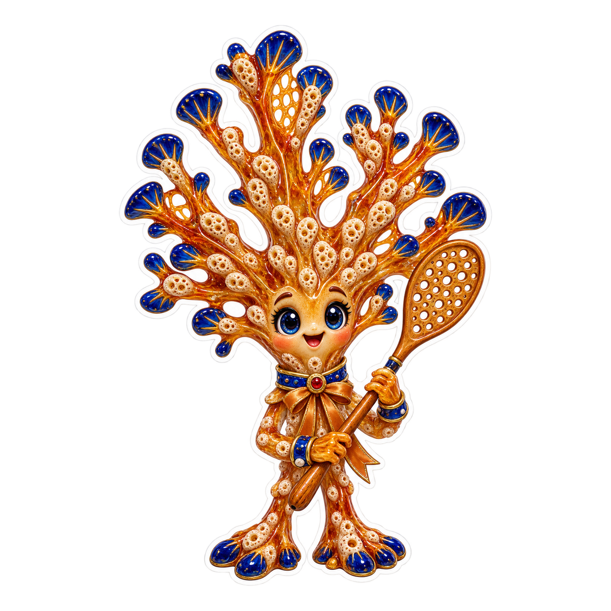 Sugar Glass Bryozoan Rabanada Soak Paddle Vinyl Sticker Decal