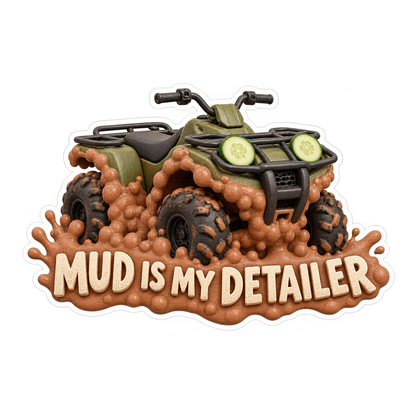 Atv Mud Spa Detailer Vinyl Sticker Decal