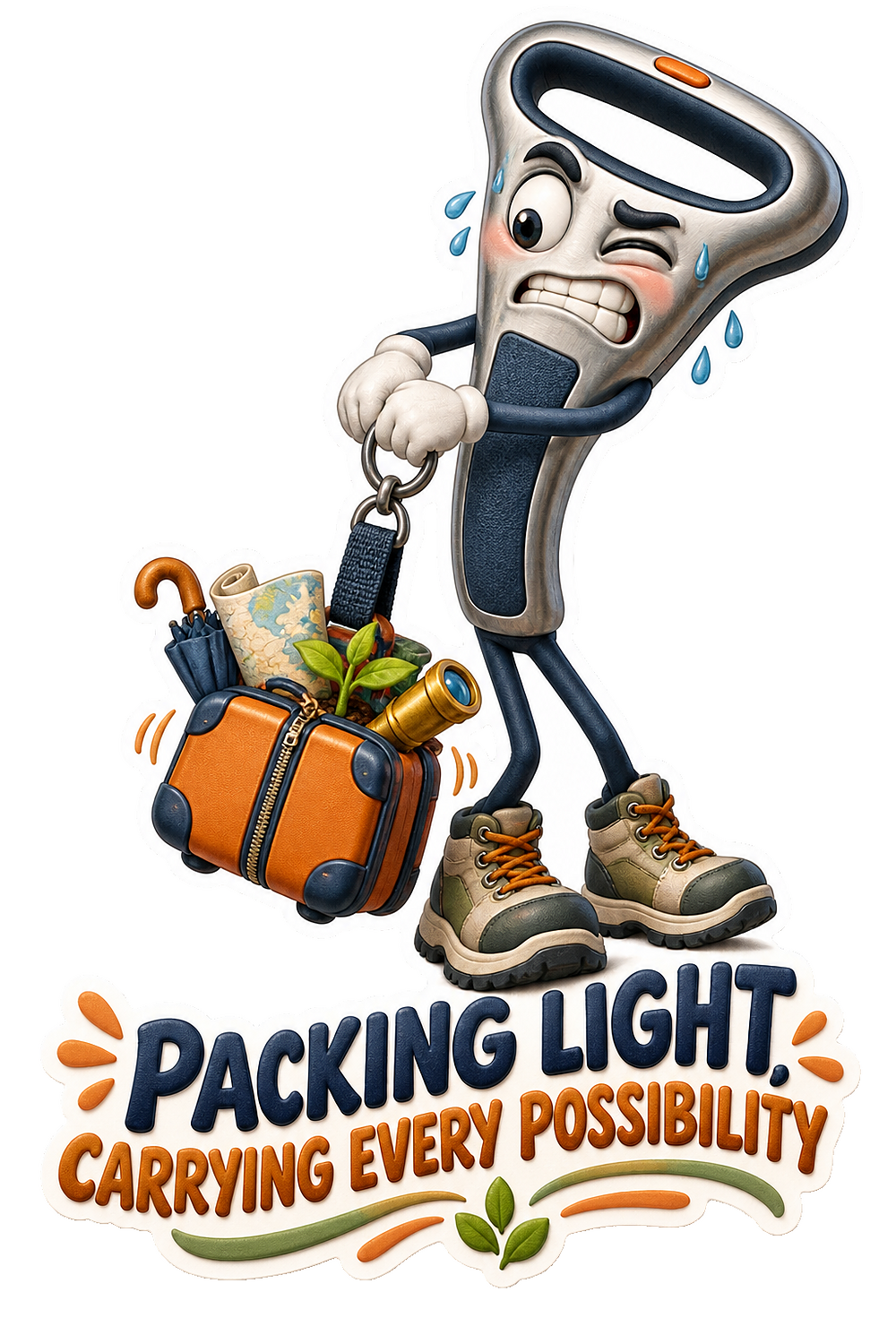 Luggage Scale Possibilities Vinyl Sticker Decal
