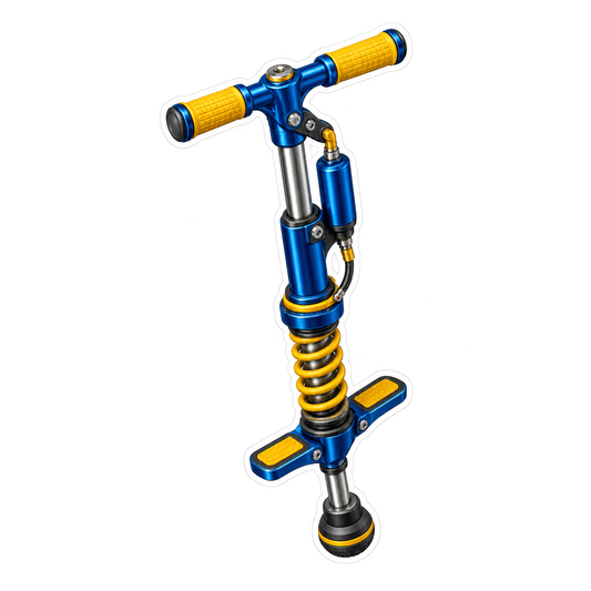 Hood Strut Pogo Stick Vinyl Sticker Decal