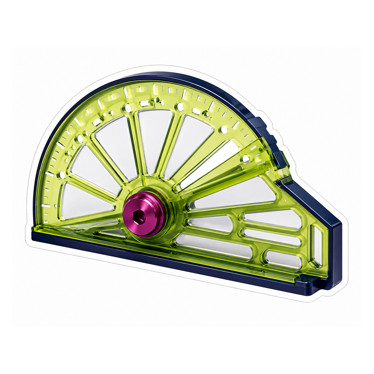 Wheel Alignment Shim Protractor Vinyl Sticker Decal