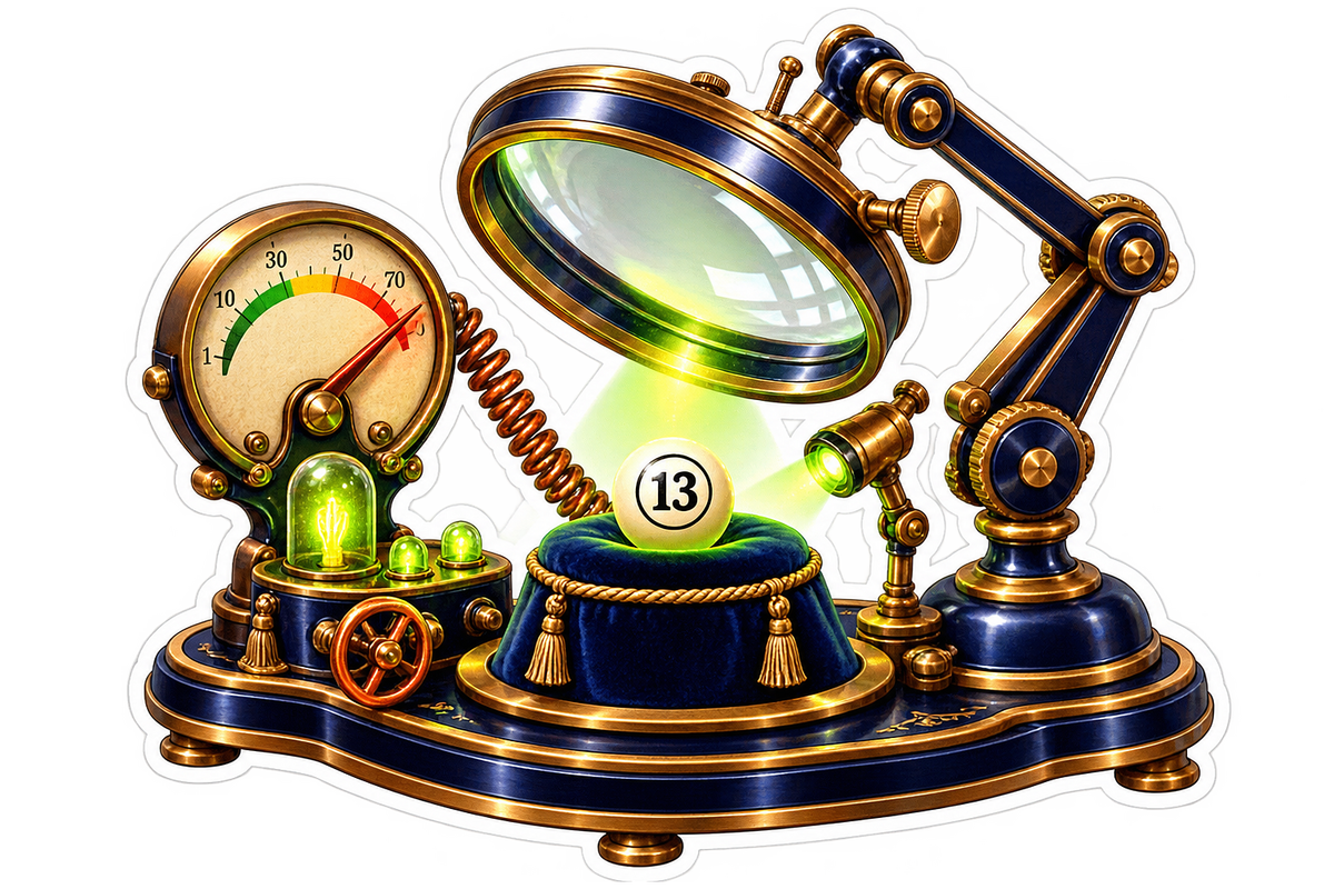 Halloween Bingo Monocle Ball Inspector Vinyl Sticker Decal