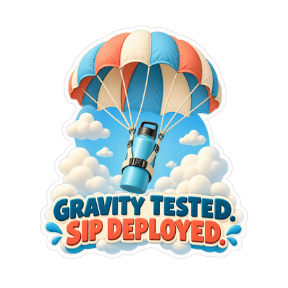 Gravity Tested Vinyl Sticker Decal