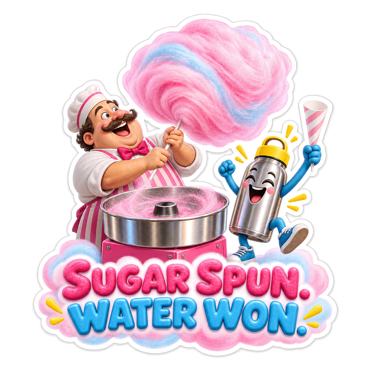 Water Won Vinyl Sticker Decal