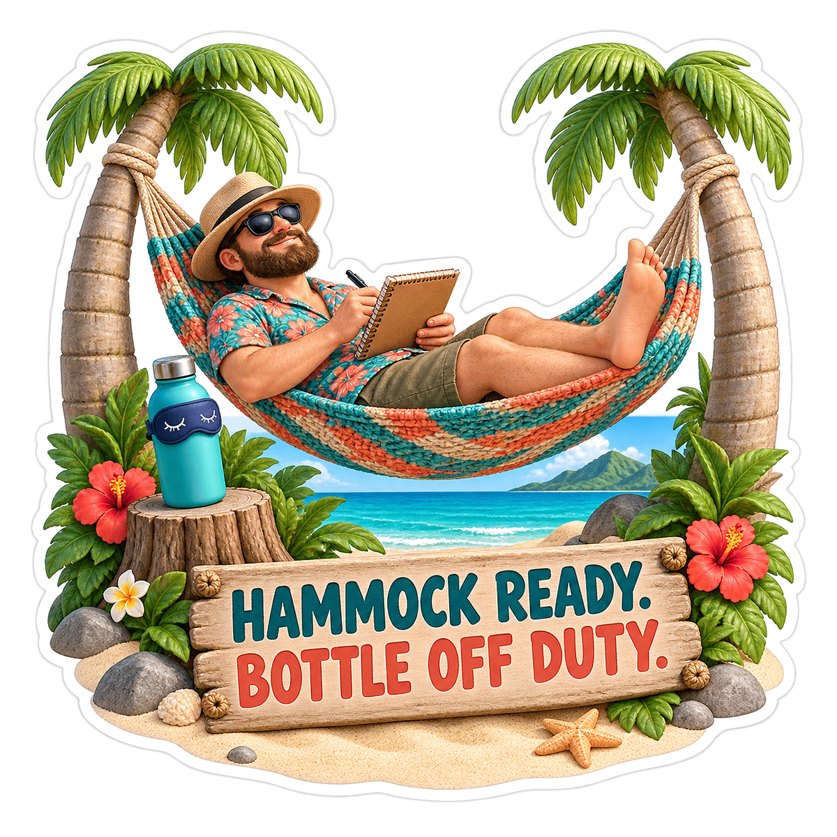 Hammock Ready Vinyl Sticker Decal
