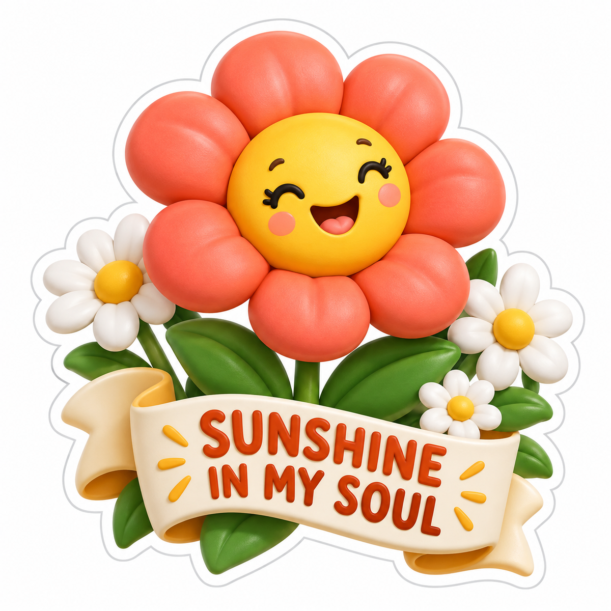 Sunshine In My Soul Vinyl Sticker Decal
