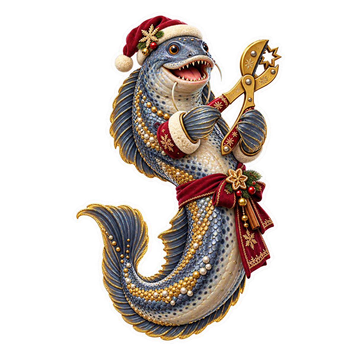 Electrum Wolffish Pepparkakor Edge Notcher Vinyl Sticker Decal