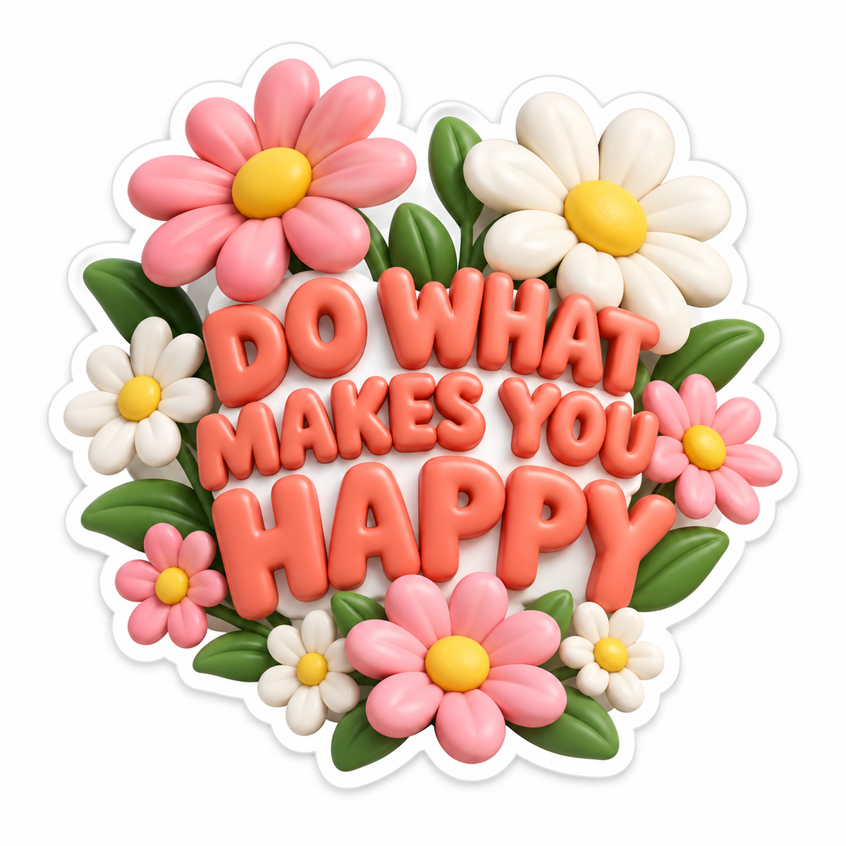Do What Makes You Happy Vinyl Sticker Decal