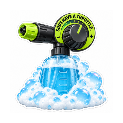 Foam Cannon Metering Dial Vinyl Sticker Decal