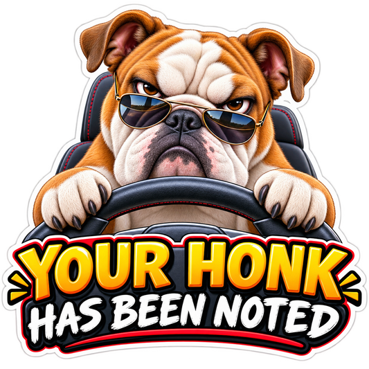 Honk Noted Vinyl Sticker Decal