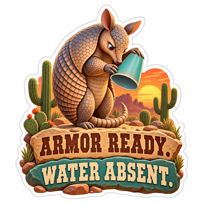Armor Ready Vinyl Sticker Decal