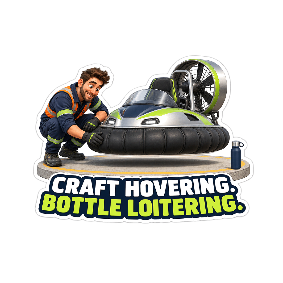 Craft Hovering Vinyl Sticker Decal