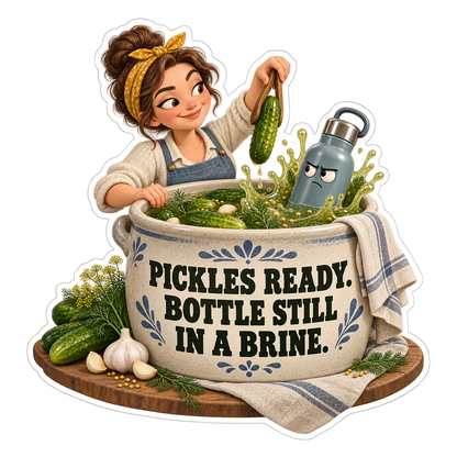 Pickles Ready Vinyl Sticker Decal