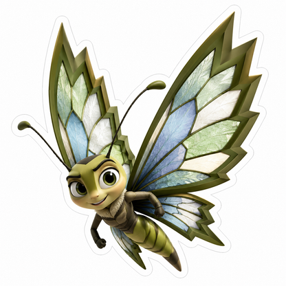 Olive Sawtooth Skylight Scout Vinyl Sticker Decal