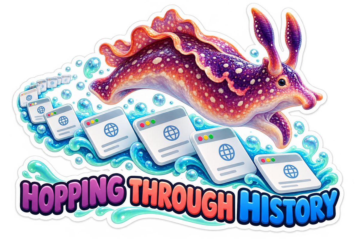 Hopping Through History Sea Hare Vinyl Sticker Decal