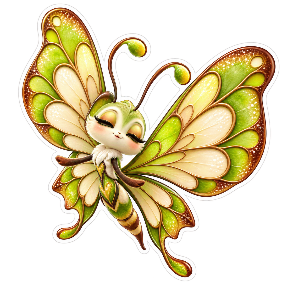 Pear Leaf Drop Drift Vinyl Sticker Decal