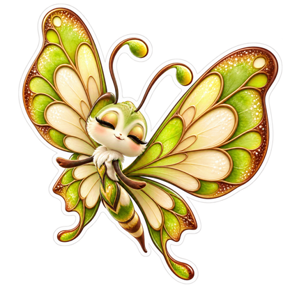 Pear Leaf Drop Drift Vinyl Sticker Decal