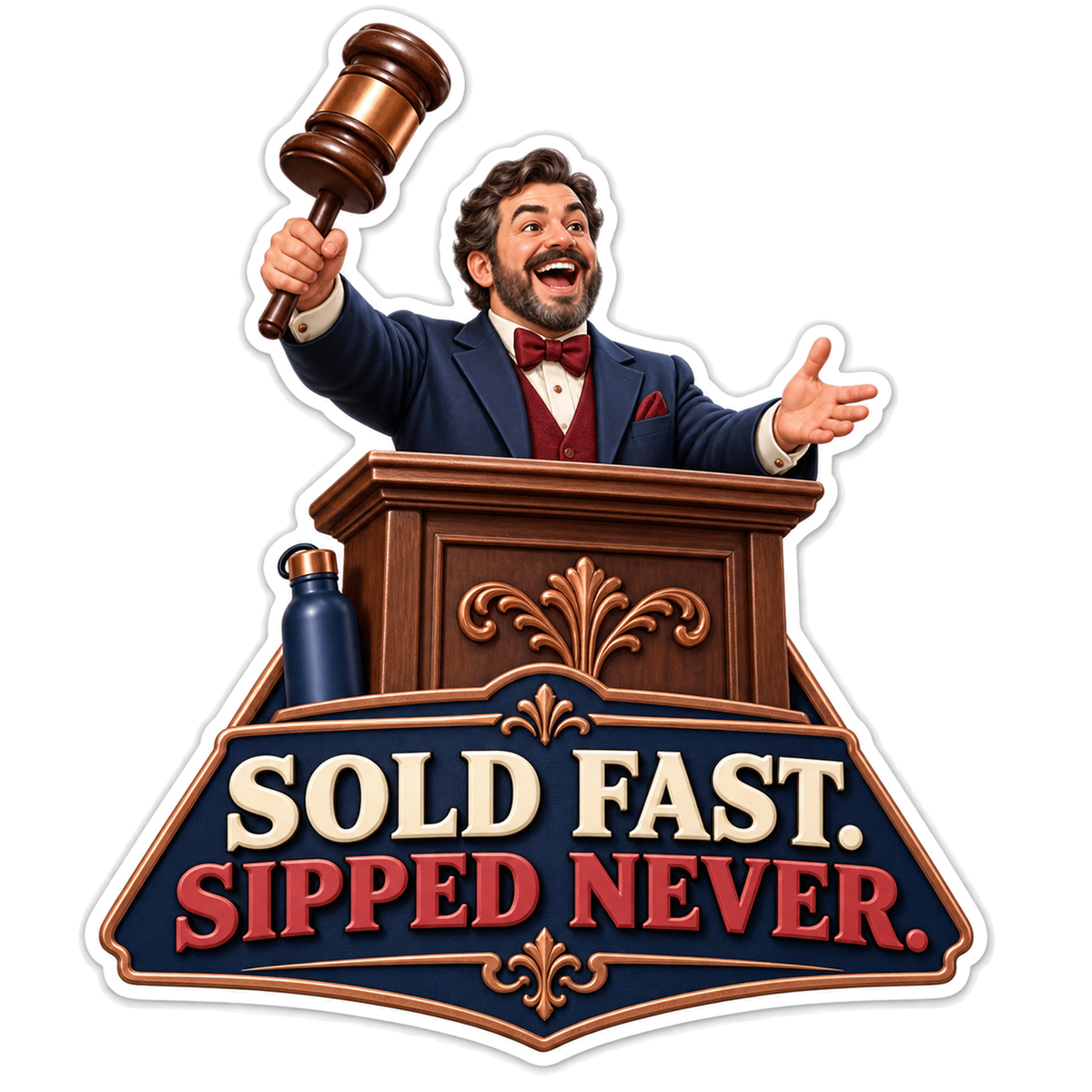 Sold Fast Vinyl Sticker Decal