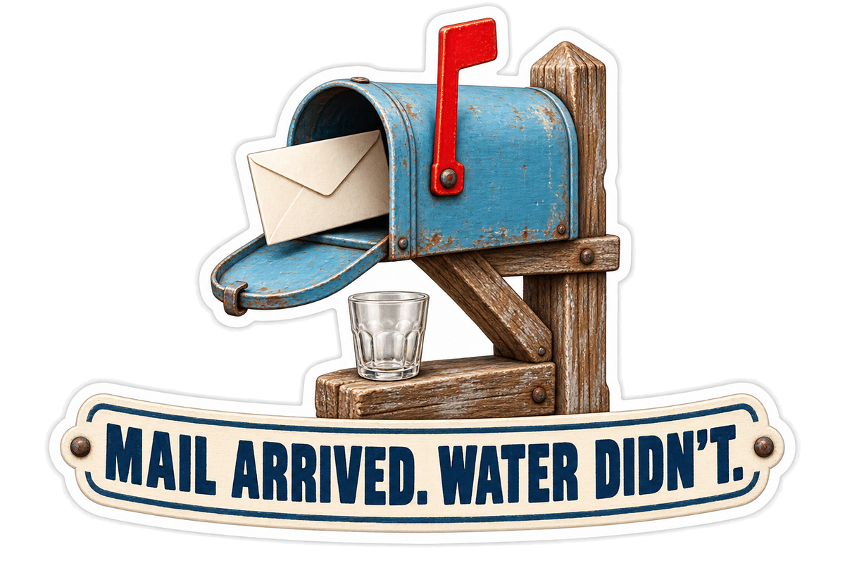 Mail Arrived Vinyl Sticker Decal