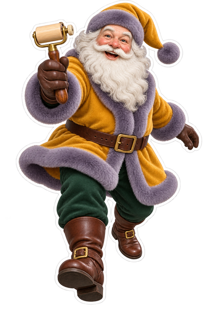 Santa Maple Wallpaper Seam Roller Calibrator Vinyl Sticker Decal