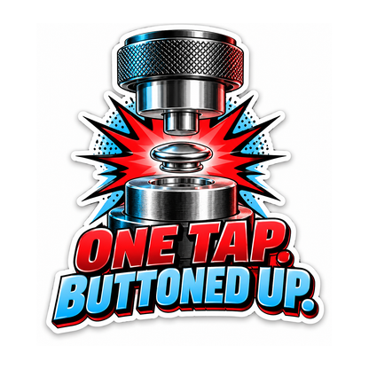 Snap Fastener Setting Die Vinyl Sticker Decal