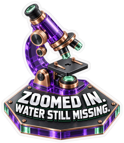 Zoomed In Vinyl Sticker Decal