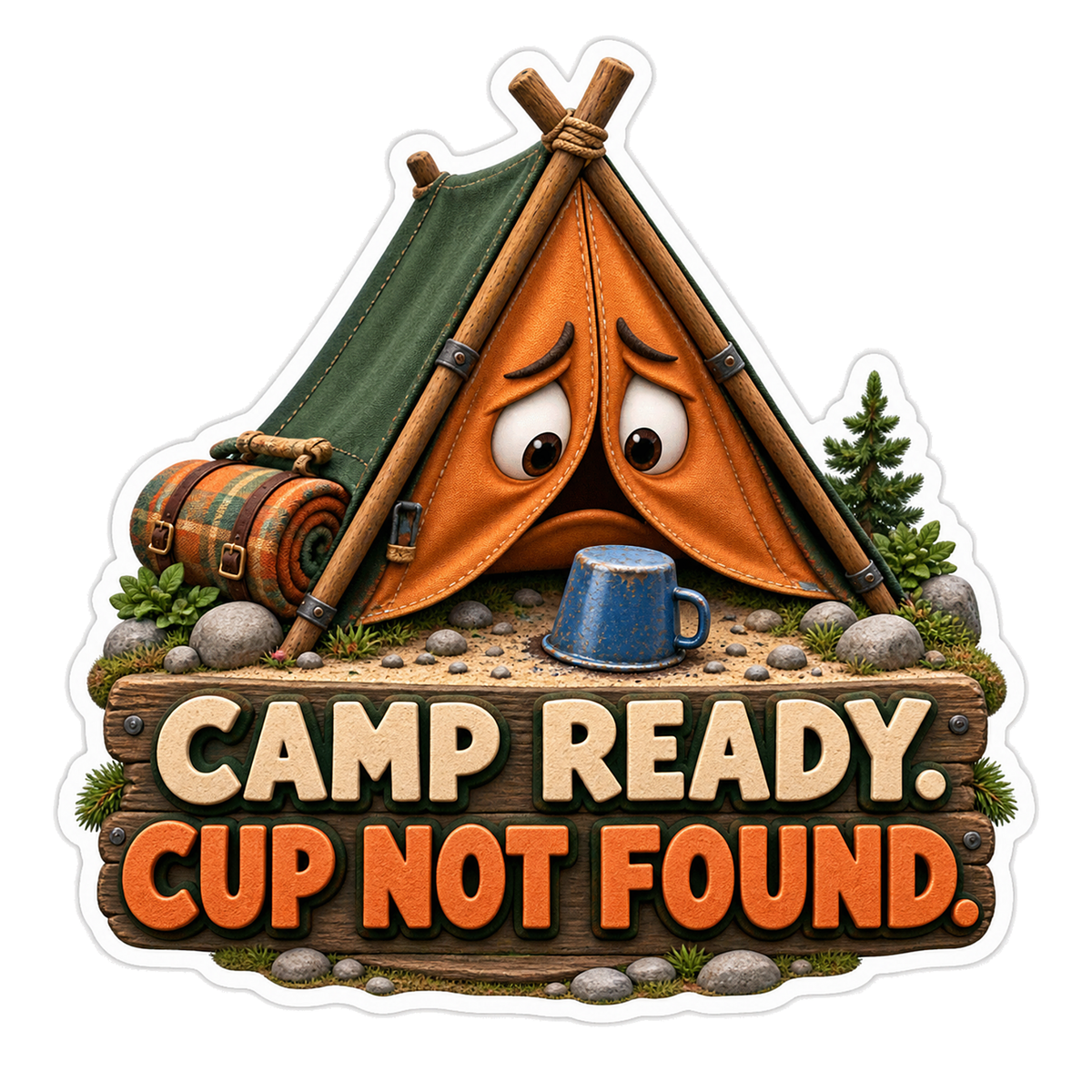 Camp Ready Vinyl Sticker Decal