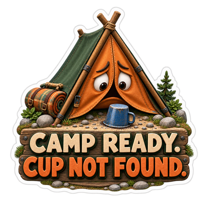 Camp Ready Vinyl Sticker Decal