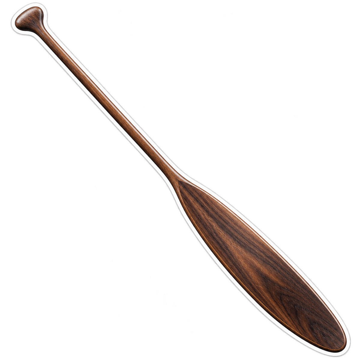 Paddle Forms Ottertail Canoe Paddle Vinyl Sticker Decal