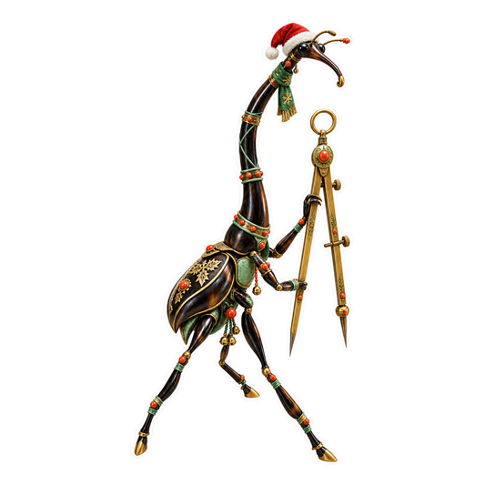 Horn Silk Giraffe Weevil Vasilopita Dividers Vinyl Sticker Decal