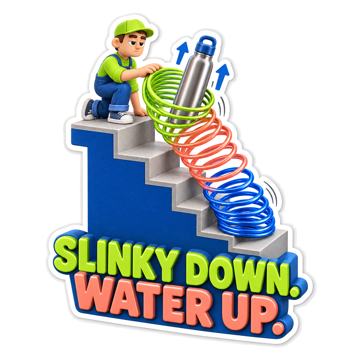 Water Up Vinyl Sticker Decal