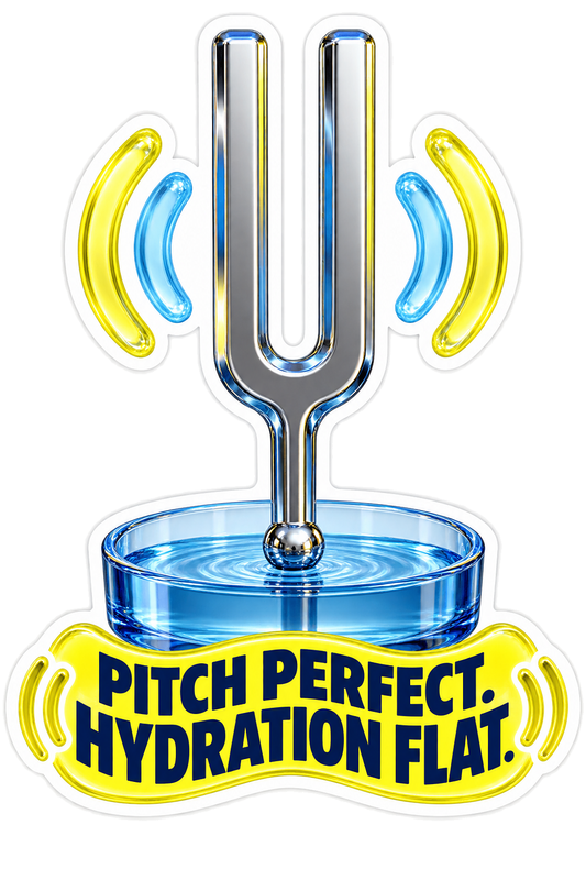 Hydration Flat Vinyl Sticker Decal