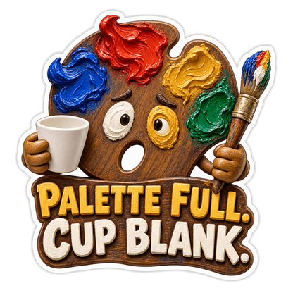 Palette Full Vinyl Sticker Decal