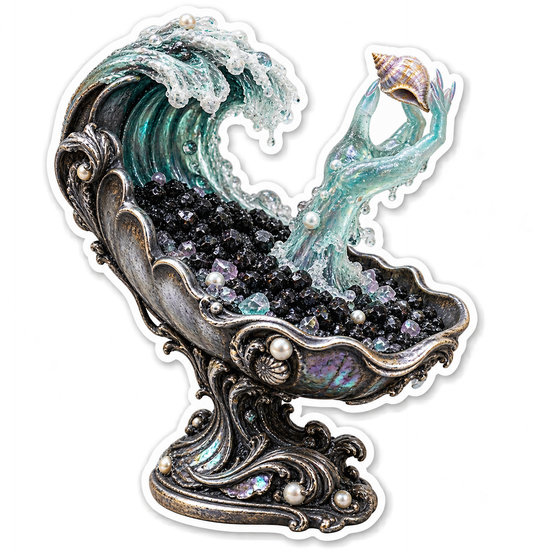 Black Sea Salt Cellar Spirit Vinyl Sticker Decal