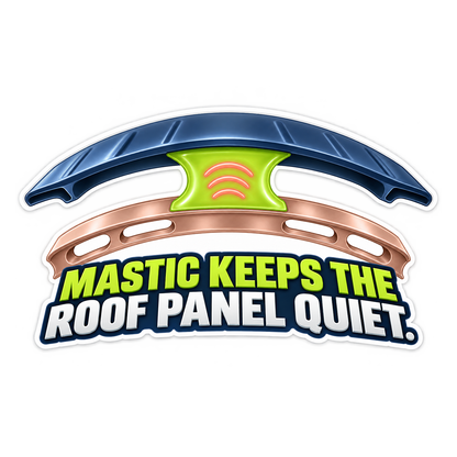 Roof Panel Mastic Quiet Vinyl Sticker Decal