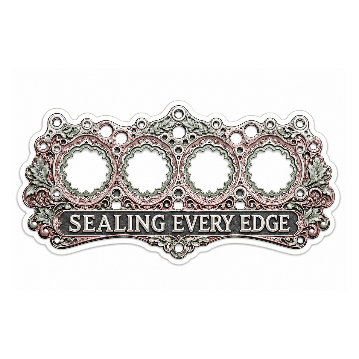 Head Gasket Lacework Vinyl Sticker Decal