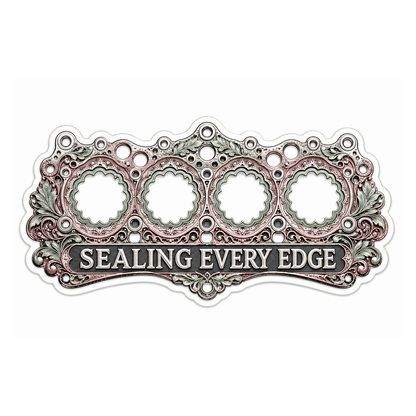 Head Gasket Lacework Vinyl Sticker Decal