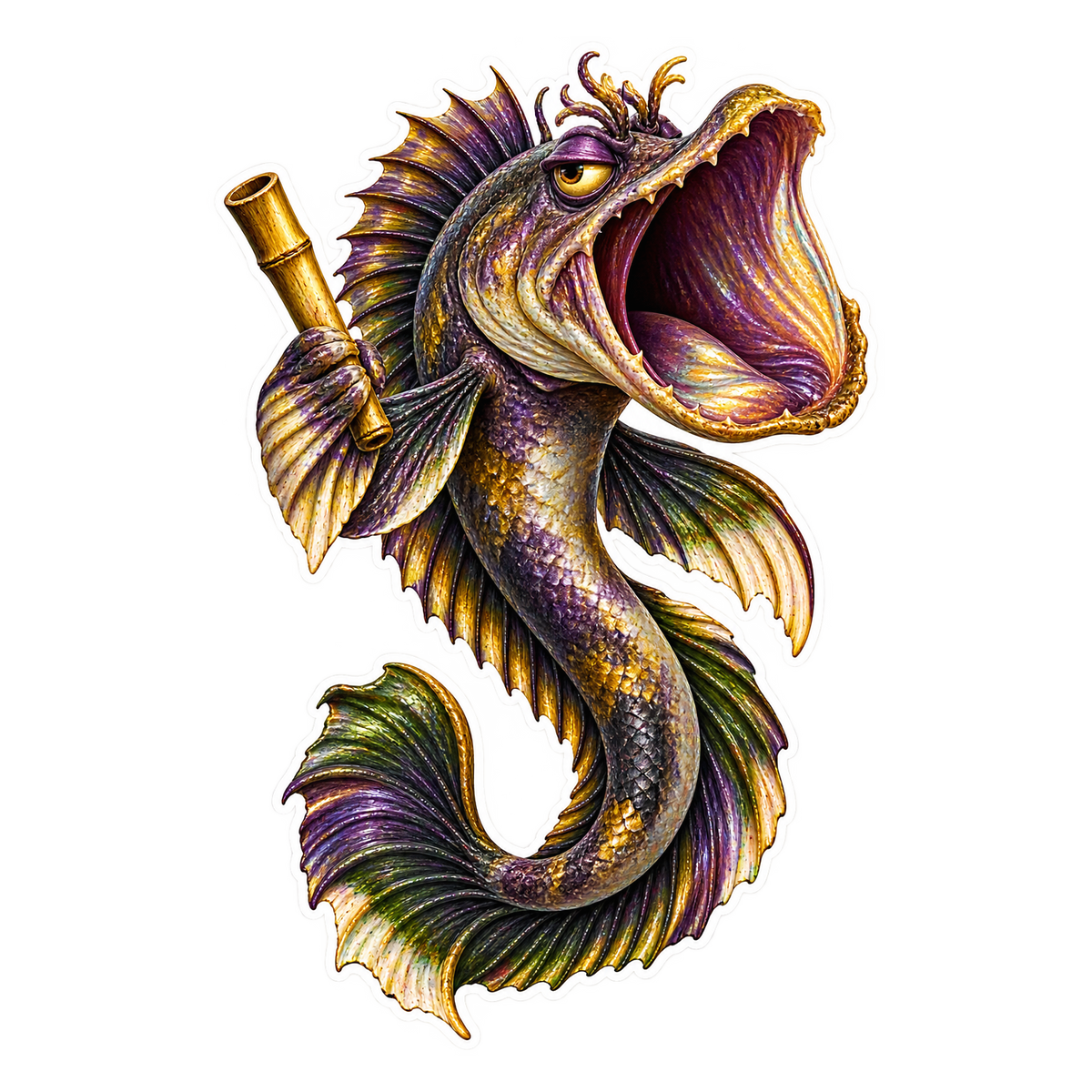 Abaca Foil Fringehead Puto Bumbong Vent Reamer Vinyl Sticker Decal