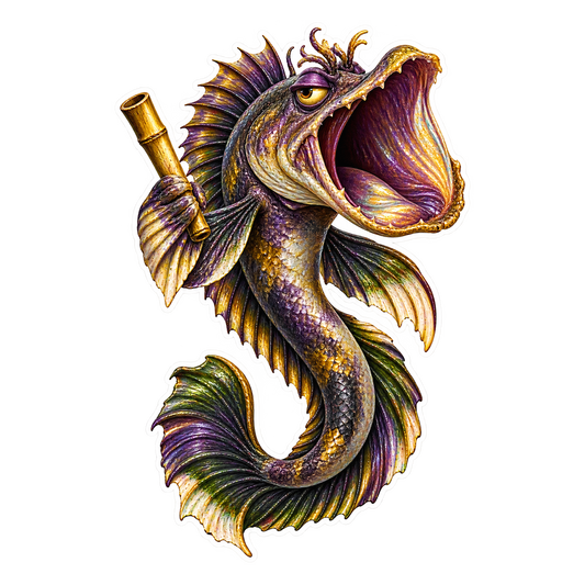 Abaca Foil Fringehead Puto Bumbong Vent Reamer Vinyl Sticker Decal