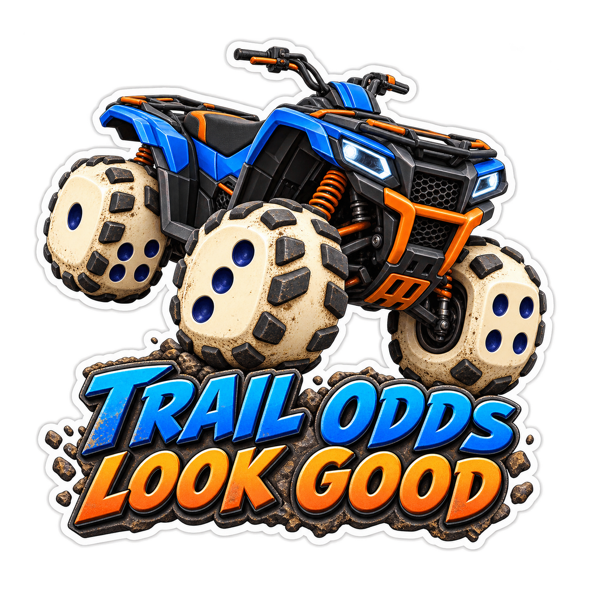 Trail Odds Look Good Vinyl Sticker Decal