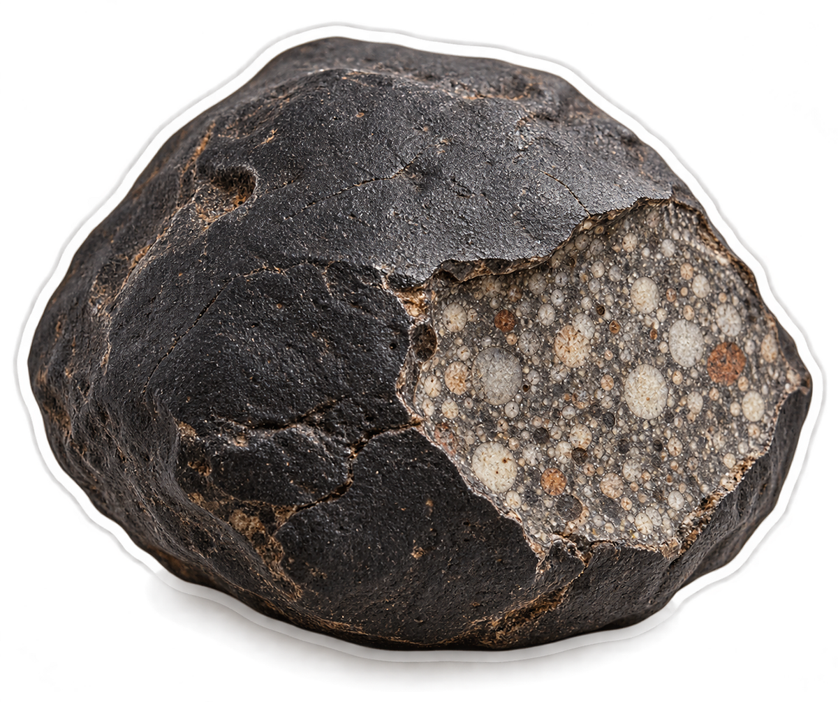 Carbonaceous Chondrite Vinyl Sticker Decal