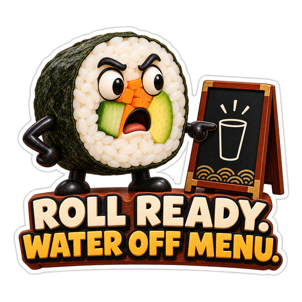 Roll Ready Vinyl Sticker Decal