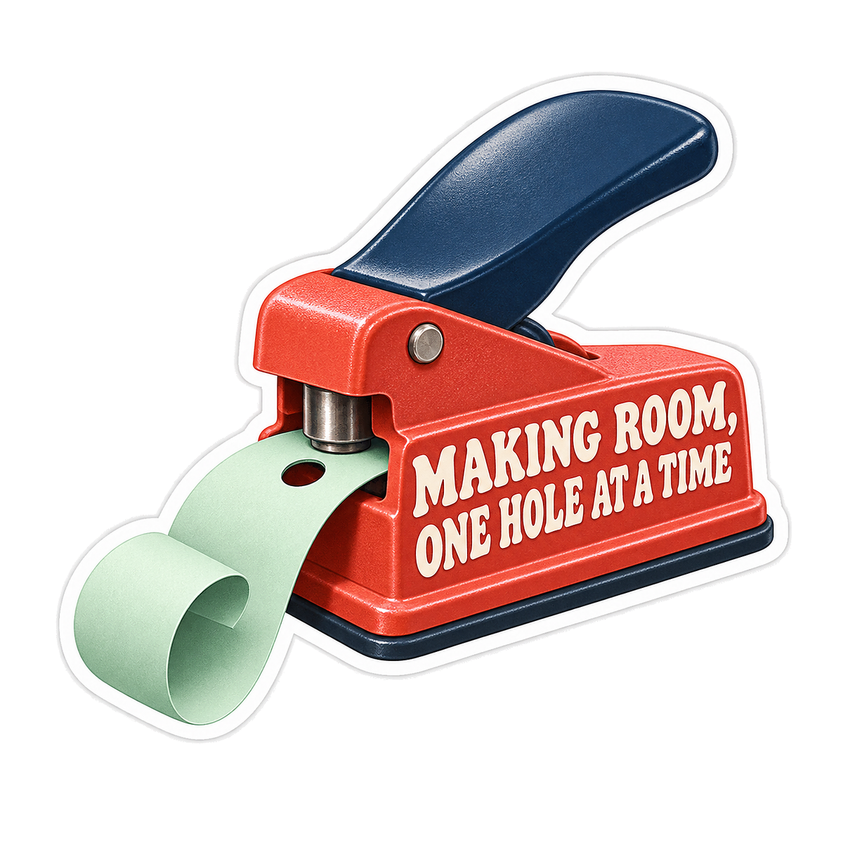 Room One Hole Vinyl Sticker Decal