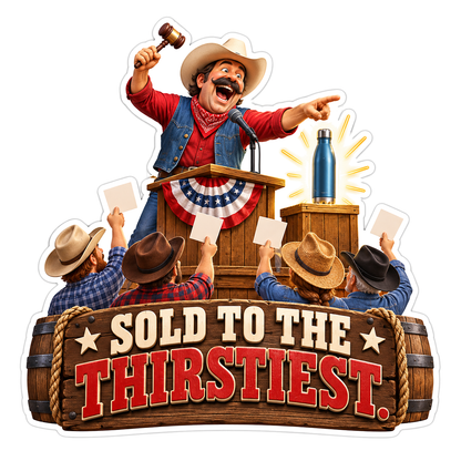 Thirstiest Sold Vinyl Sticker Decal