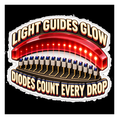 Taillamp Light Guide Uniformity Photodiode Comb Vinyl Sticker Decal
