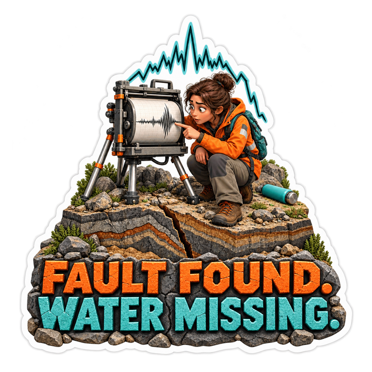 Fault Found Vinyl Sticker Decal