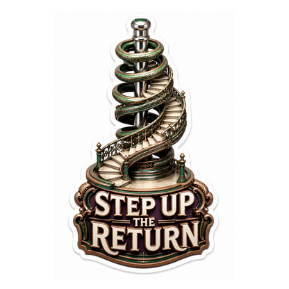 Valve Spring Spiral Staircase Vinyl Sticker Decal